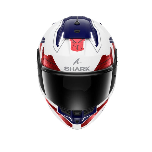 SHARK SKWAL i3 Moto integrali Caschi Bianco Blu Rosso 