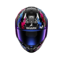 SKWAL i3 HELLCAT Moto Integrali Caschi Nero Blu