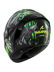 SHARK SPARTAN RS SHAYTAN CASCHI INTEGRALI NERO ANTRACITE VERDE 