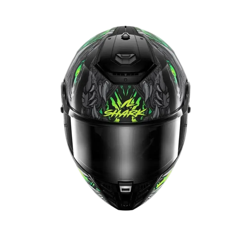 SHARK SPARTAN RS SHAYTAN CASCHI INTEGRALI NERO ANTRACITE VERDE 