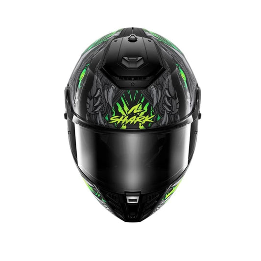 SHARK SPARTAN RS SHAYTAN CASCHI INTEGRALI NERO ANTRACITE VERDE