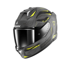 SHARK SKWAL i3 Moto Integrali Caschi Mat Antracite Giallo Nero 