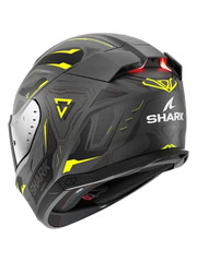 SHARK SKWAL i3 Moto Integrali Caschi Mat Antracite Giallo Nero 