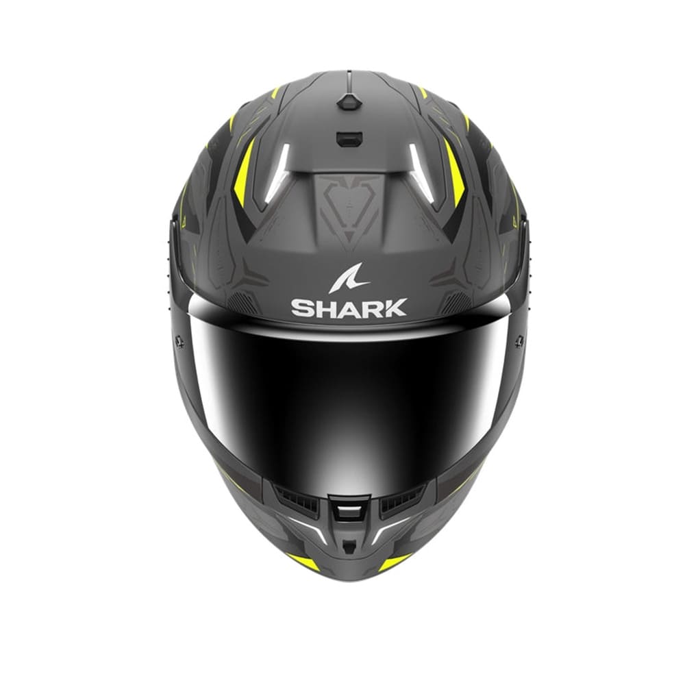 SHARK SKWAL i3 Moto Integrali Caschi Mat Antracite Giallo Nero