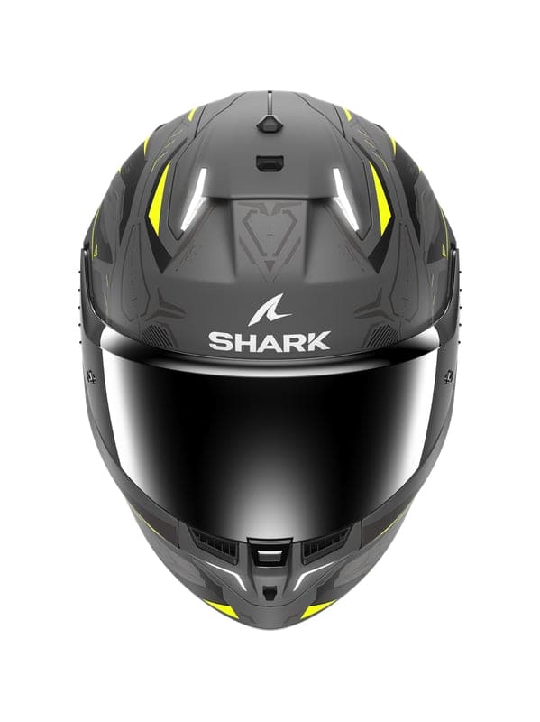 SHARK SKWAL i3 Moto Integrali Caschi Mat Antracite Giallo Nero 