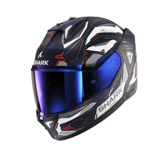 SHARK SKWAL i3 Moto Integrali Caschi Mat Blu Bianco Rosso
