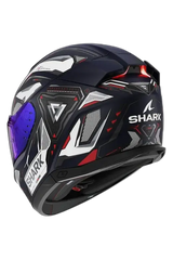 SHARK SKWAL i3 Moto Integrali Caschi Mat Blu Bianco Rosso 