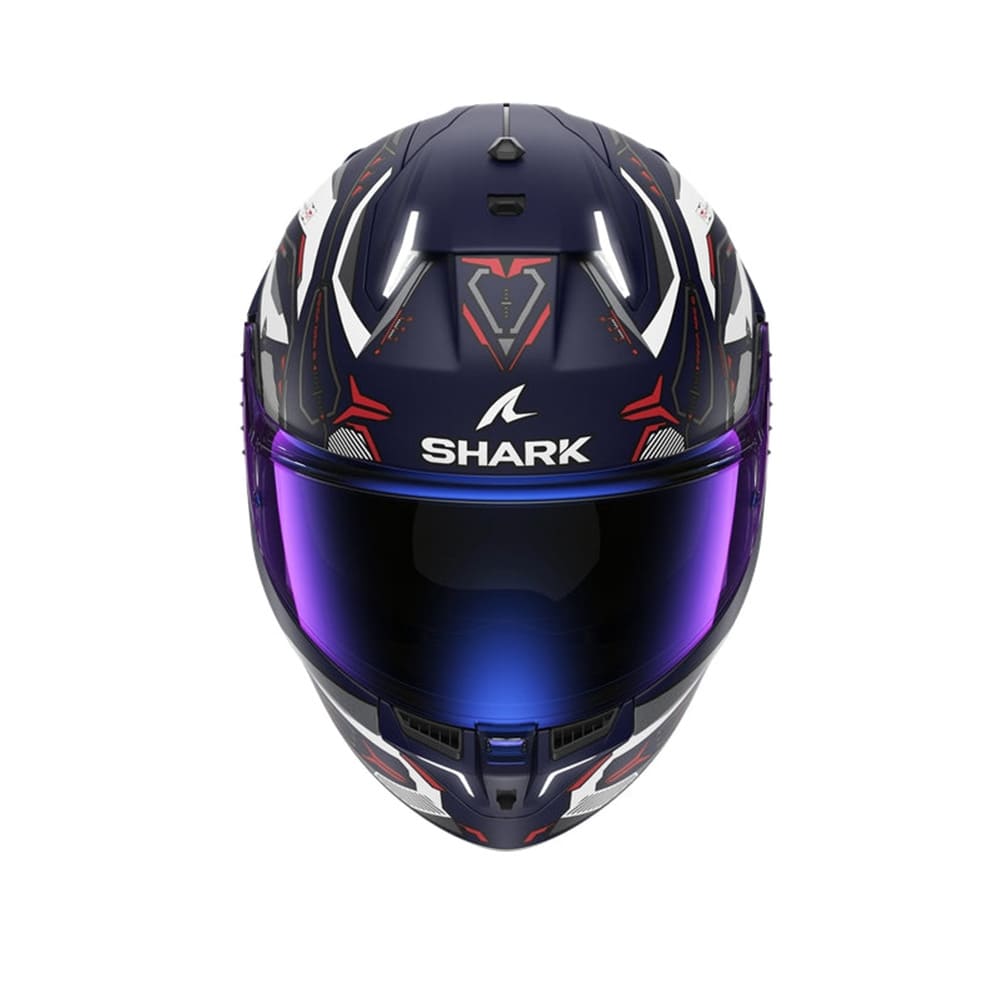 SHARK SKWAL i3 Moto Integrali Caschi Mat Blu Bianco Rosso