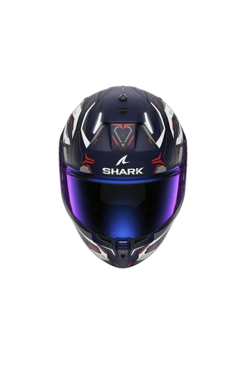 SHARK SKWAL i3 Moto Integrali Caschi Mat Blu Bianco Rosso 