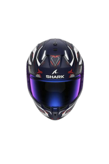SHARK SKWAL i3 Moto Integrali Caschi Mat Blu Bianco Rosso 