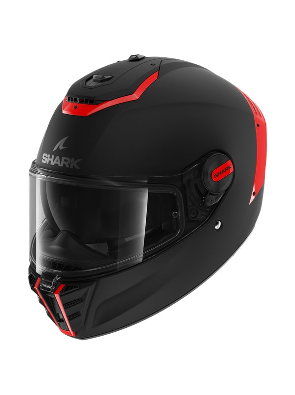SHARK SPARTAN RS BLANK MAT SP CARRERAS CASCO NEGRO NARANJA NEGRO