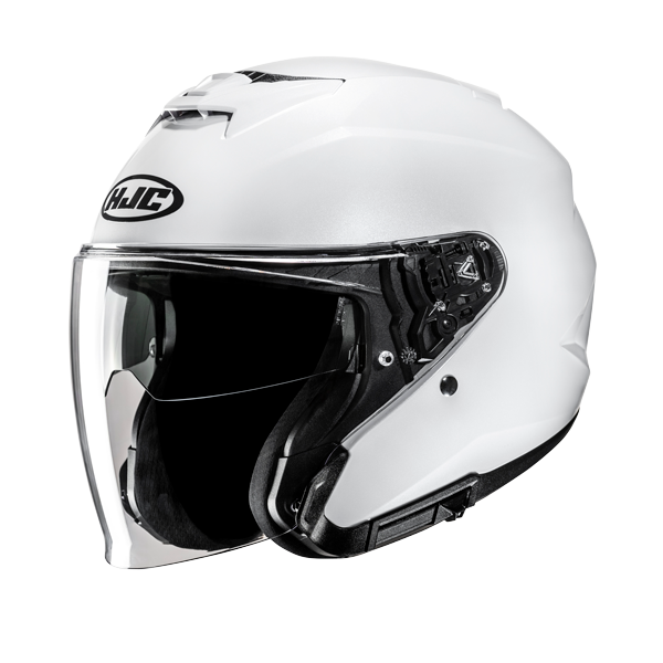 HJC i31 UNI Casco De Moto Jet Urbano Blanco Perla