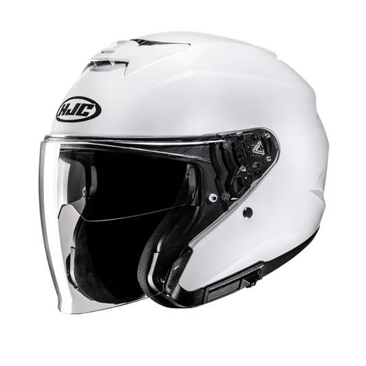 HJC i31 UNI Casco De Moto Jet Urbano Blanco Perla