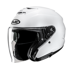 HJC i31 UNI Casco De Moto Jet Urbano Blanco Perla