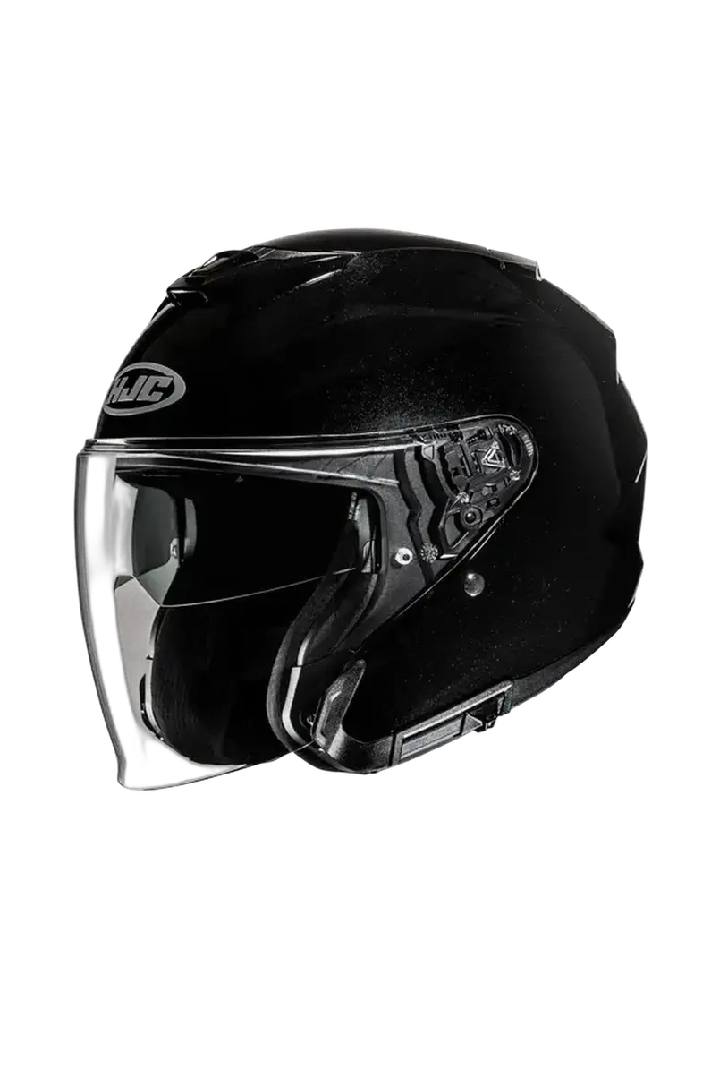 HJC i31 UNI Moto Aperta Urbano Jet Caschi Metallo Nero 