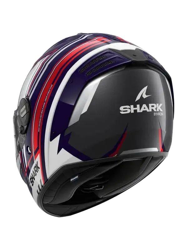 SHARK SPARTAN RS BYHRON CASCHI INTEGRALI DA MOTO BLU BIANCO CROMO 