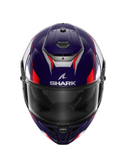 Shark - SPARTAN RS FIBRE Blue White Chrom - SECURTEX MOTOR S.L (t/a MaximoMoto)