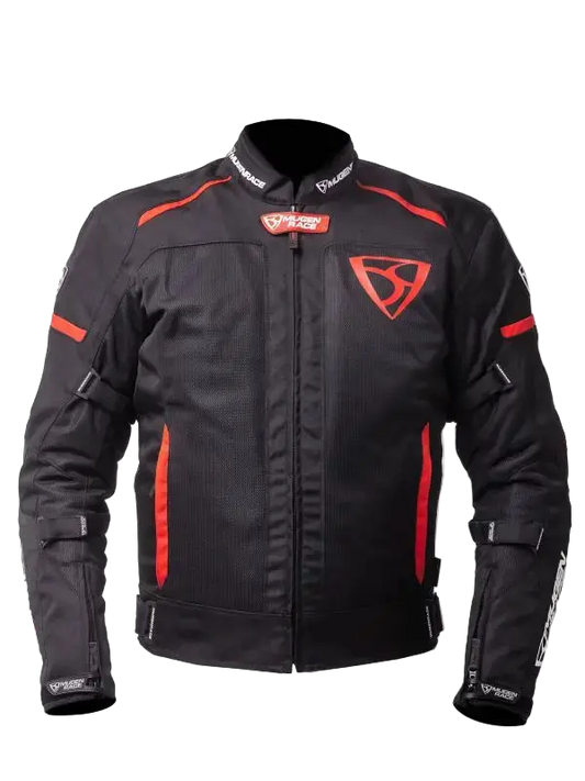MUGENRACE FUGGIRE-A Tessile Moto Giacca Nero Rosso 