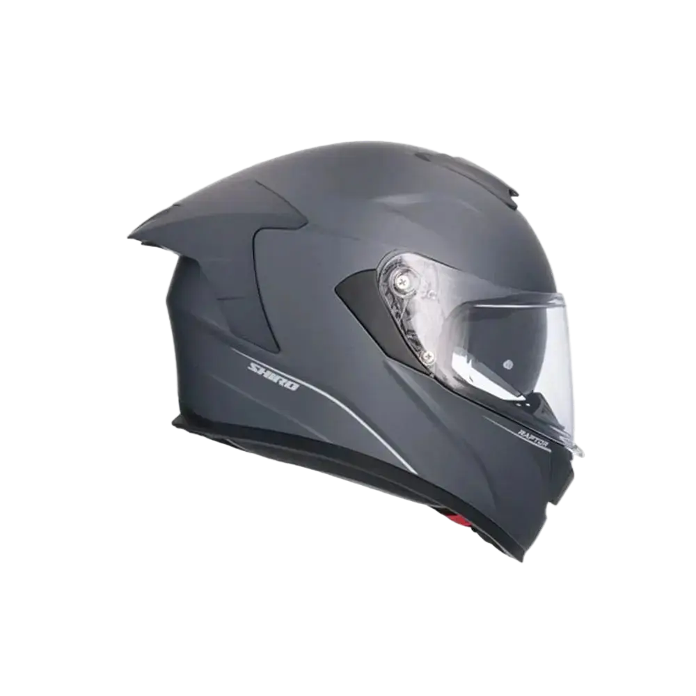 SHIRO RAPTOR Moto Integrali Caschi Opaco Titanium 