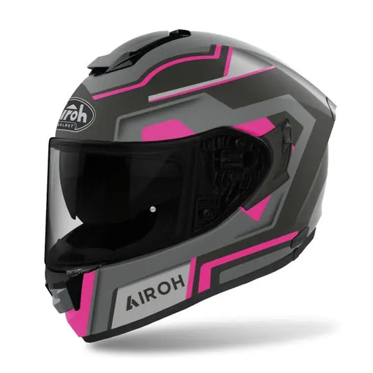 AIROH ST.501 SQUARE Moto Turismo Integrali Caschi Rosa Opaco