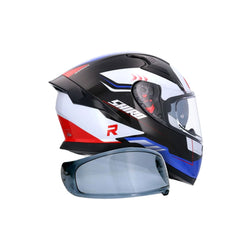 SHIRO KATANA MOTO CASCHI INTEGRALI NERO BIANCO BLU
