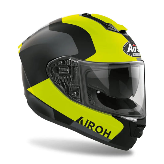 AIROH ST.501 DOCK Moto Integrali Caschi Giallo Opaco 