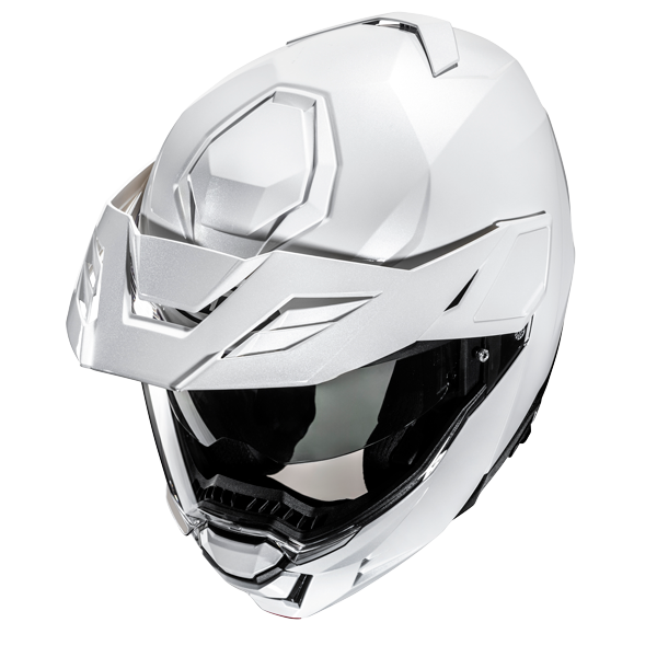 HJC I80 Casco de motocicleta con frente abatible, color blanco perlado - SECURTEX MOTOR S.L (t/a MaximoMoto)