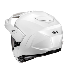 HJC I80 Casco de motocicleta con frente abatible, color blanco perlado - SECURTEX MOTOR S.L (t/a MaximoMoto)