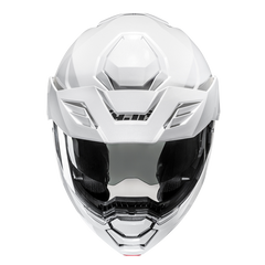 Casco de motocicleta HJC I80 con frente abatible, color blanco perlado