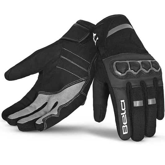Bela Tracker Men Guanti da Moto Uomo - Nero/Grigio 