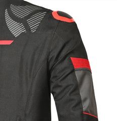 R-Tech Knight Rider Short Tre strati - Nero Rosso back left shoulder view