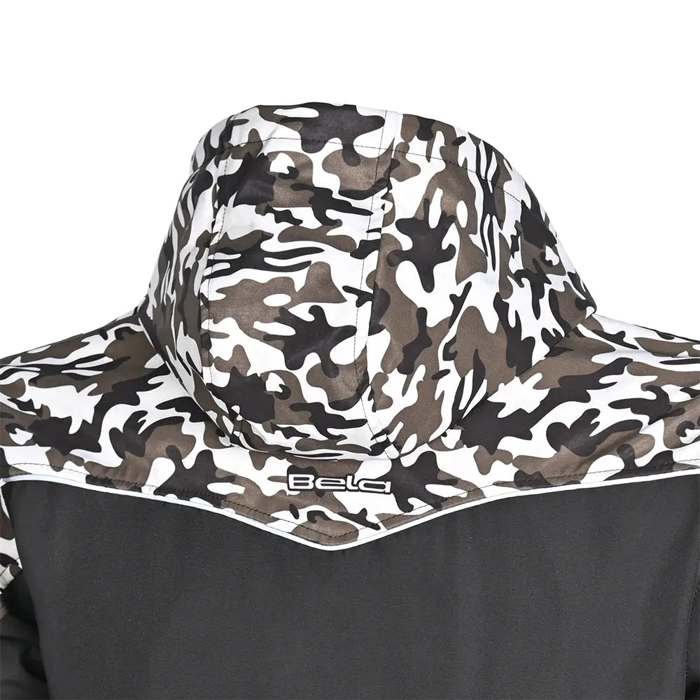 Bela Camo Rush Hoodie Negro/Oliva Verde 