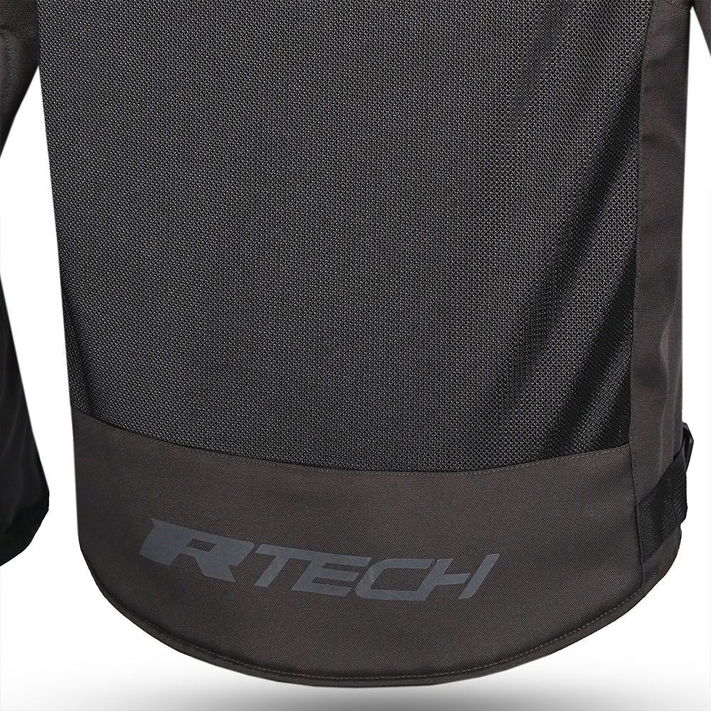 R-TECH SPIRAL MESH CHAQUETA DE MOTO DE HOMBRE TEXTIL  MUD NEGRO VERDE 