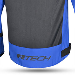 R-TECH SPIRAL MESH GIACCA MOTO UOMO BLU/GRIGIO/ROSSO 