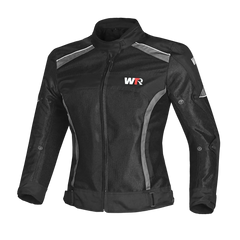 WTR - Mesh Blazer Donna  Giacca per moto - Nero Grigio 