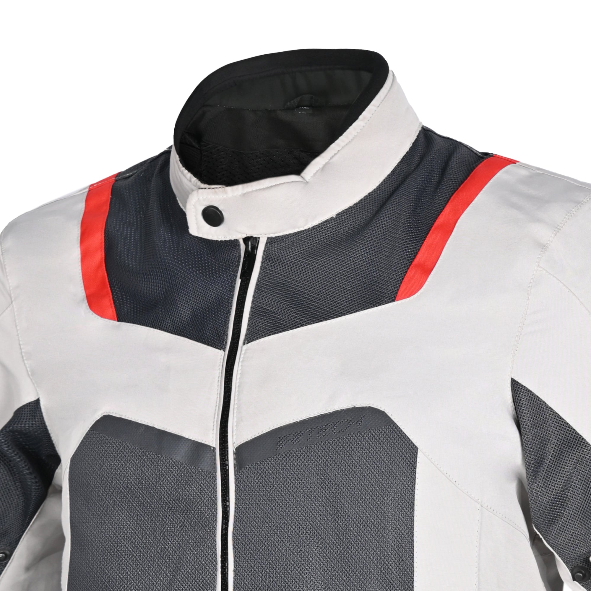 R-TECH SPIRAL MESH GIACCA MOTO ESTIVA IN TESSUTO  BIANCO/NERO/ROSSO 