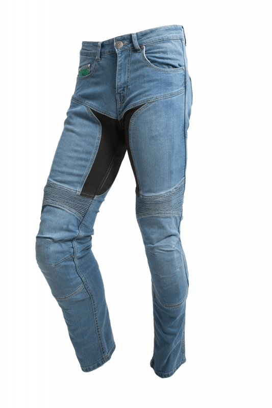 MUGENRACE KJ-MNR-1968 Jeans uomo Sky Kevlar colore azzurro