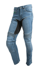MUGENRACE KJ-MNR-1968 Jeans uomo Sky Kevlar colore azzurro