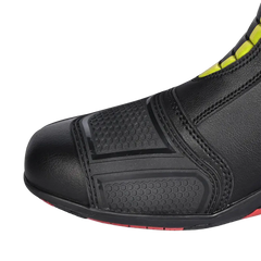 Bela Strip stivali da moto sportivo Nero/Giallo Flu 