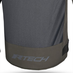 R-TECH SPIRAL MESH CHAQUETA DE MOTO DE HOMBRE TEXTIL  ARENA GRIS ROJO 