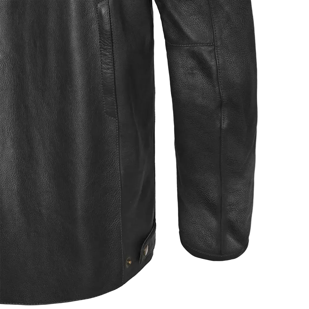 Giacca pelle BELA Stark 4 stagioni Nero/Gris 