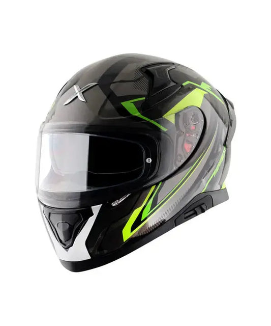 AXOR Helmets APEX ROADTRIP CASCHI INTEGRALE NERO OPACO GIALLO FLUO – Yamoto.it
