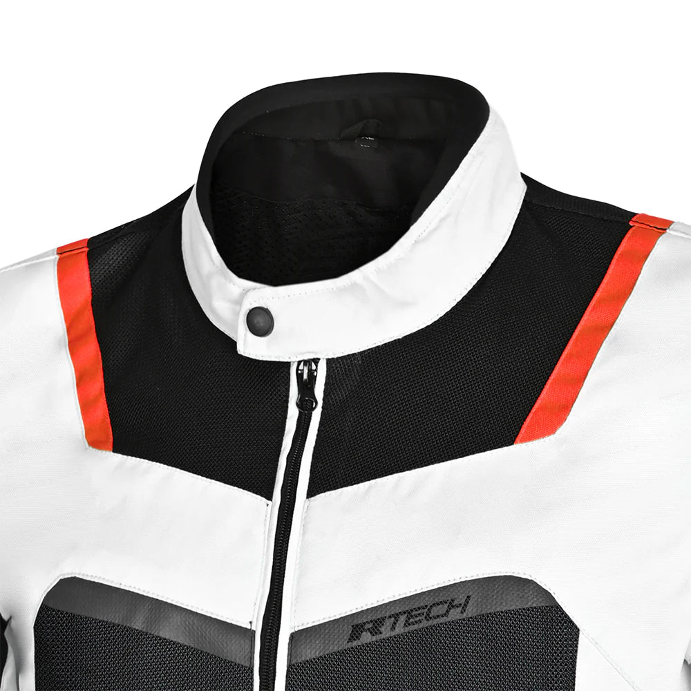 R-TECH SPIRAL MESH GIACCA MOTO UOMO IN TESSUTO NERO/BIANCO/GRIGIO/ROSSO 