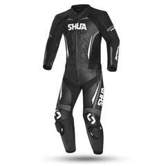 Shua Infinity Tuta Moto 2 pezzi Nero/Bianco/Anatracita - Yamoto.it
