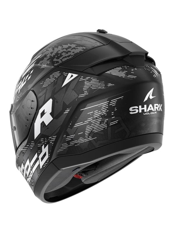 SHARK RIDILL 2 MOLOKAI MOTO INTEGRALI TURISMO CASCHI NERO BIANCO