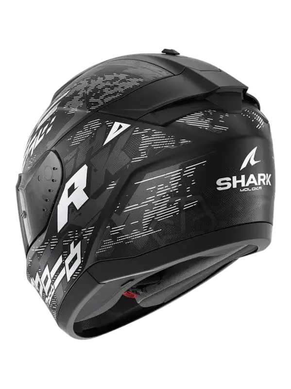 SHARK RIDILL 2 MOLOKAI MOTO INTEGRALI TURISMO CASCHI NERO BIANCO 