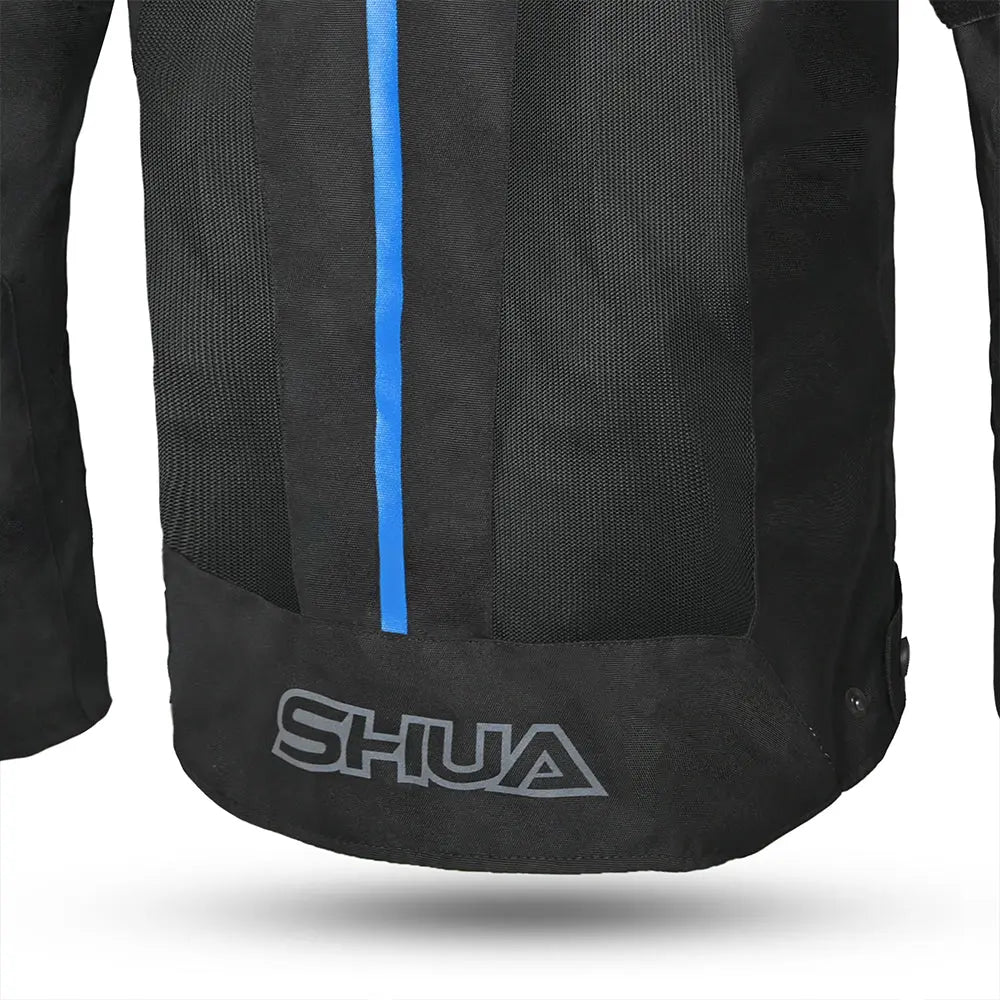 SHUA - GIACCA IN TESSUTO GRAVITY LITE NERO/BLU/GRIGIO Estivo traforato Uomo 