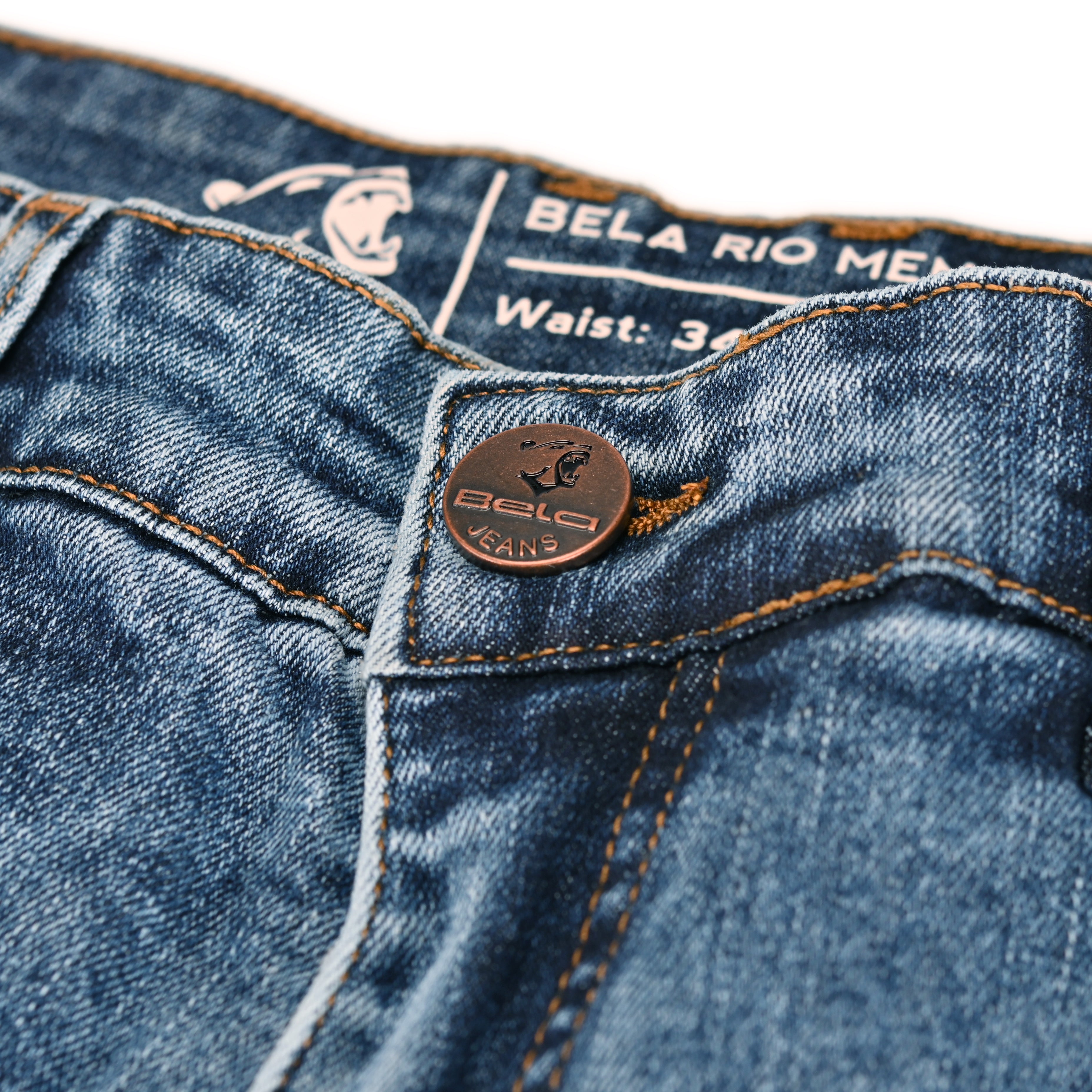 Bela Pantalon Rio Random 34L Azzurro 