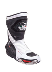 MUGENRACE MNR-1490 SPHANTOM Stivali Moto Sportivi Nero Bianco 