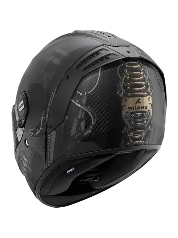 SHARK SPARTAN RS CARBON XBOT Carbonio Integrali Caschi Opaco Antracite Rame 